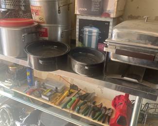 Stainless rolling tables