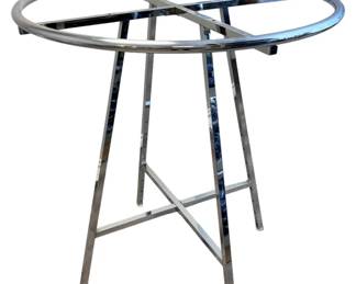 Stationary Folding Round Garment Rack