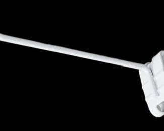 19 White Display Hangers