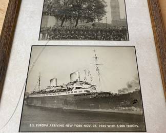 S.S. Europa Framed Photographs