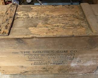 Early Goudey Gum Company Shipping Crate (Oh Boy Gum)