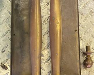 Large Brass Door Handles