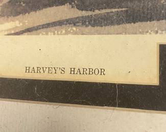 "Harvey's Harbor" Signed Print