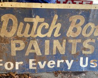 Large Dutch Boy Paint Sign (Barn Hanger)