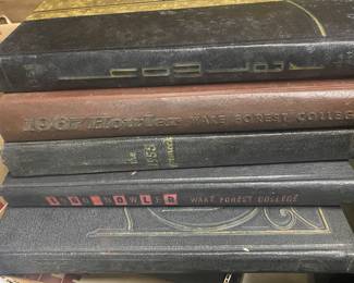 Vintage Wake Forest and N.C. State Annuals