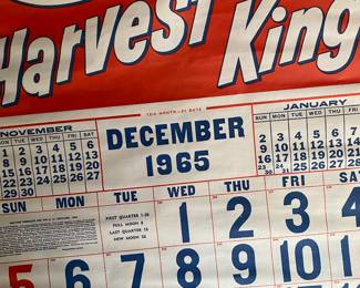 Old Calendars (Candor, N.C. and more)