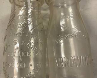 North Carolina Milk Bottles (Arrowood and China Grove)