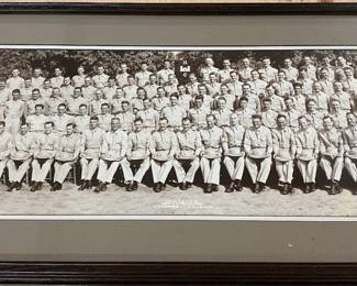 Framed Military Yard Long Photograph