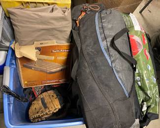 Air Mattress/Baseball Glove