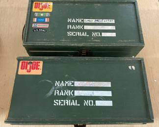 Vintage G.I. Joe Footlockers