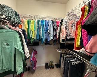 Size small and medium clothing