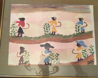 Clementine Hunter print..."Uncle Tom's Land"