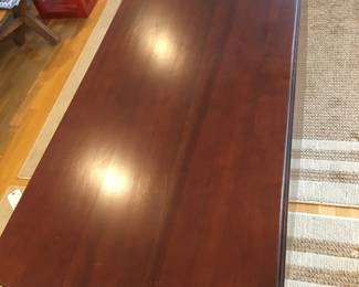 Willett Gateleg table shown with both leaves down...gorgeous...use in library, dining room, kitchen, beautiful anywhere!