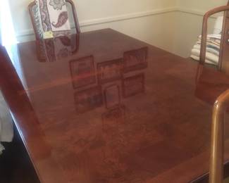 This Thomasville table is in impeccable condition, chairs are excellent and comfy!  SO beautiful!