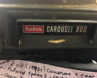 More camera equipment!  Old cameras, Polaroid items, come go through and buy it all!  Great for collectors!