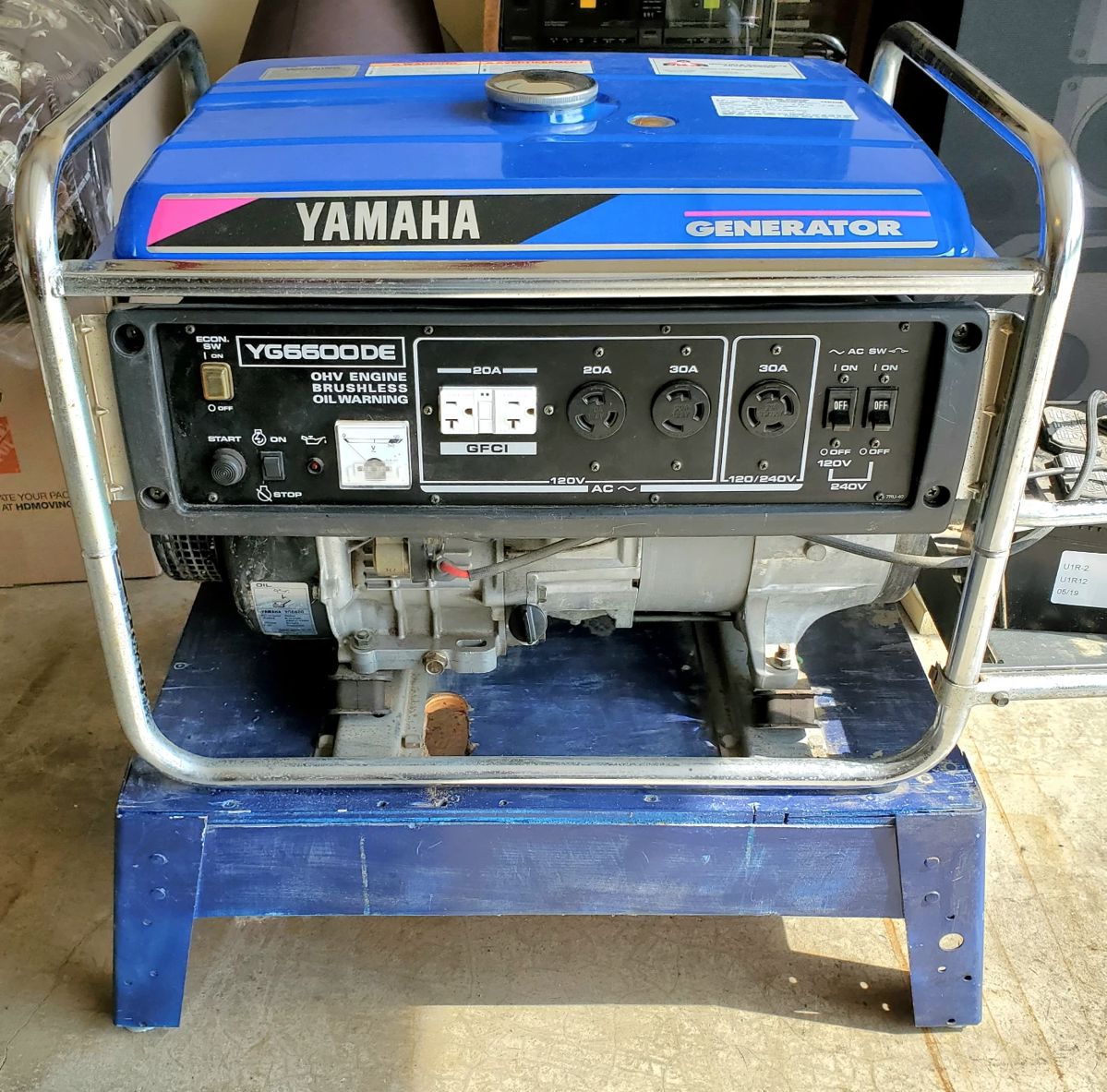 Yamaha YG6600DE Electric start generator WORKS GREAT!