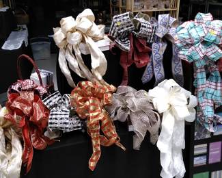 Just some of the bows to decorate your home or that special gift!