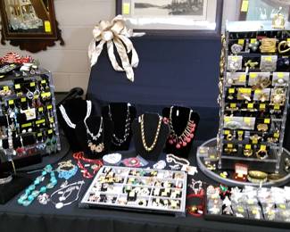 More quality costume jewelry. Pierced and clip earrings.