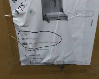 Information on the dog bed (new in box) - original price over $200.