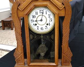 Vintage Gingerbread Kitchen Clock