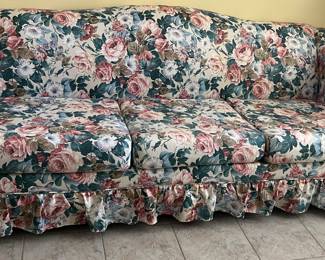 Floral Sleeper Sofa