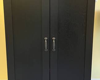 Black Storage Cabinet
