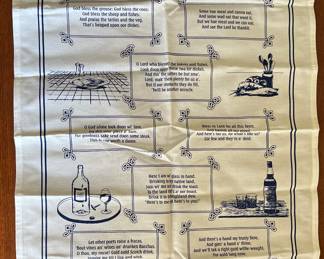 Scottish Graces Tea Towel
