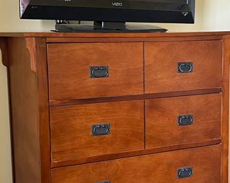 Mission Style Highboy. TV