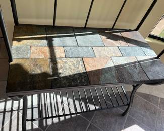 Baker's Rack w Slate Tile