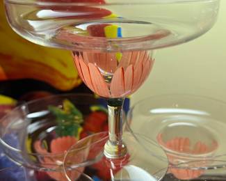 Hand Painted Margarita Glasses