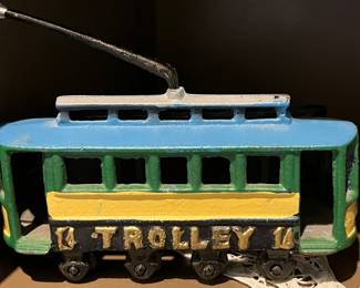 Vintage Cast Iron Toys Trolley