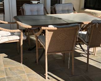 Wicker Dining Set