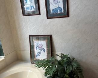 Bathroom Decor
Botanical framed prints 