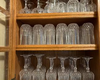 Crystal glassware set