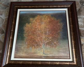 Signed Tree of Life portrait
With gorgeous framing