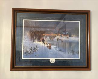 35x26
Double matted solid wood frame
Limited Edition Artists print
Signed and numbered  52/1000