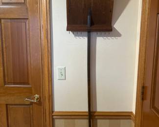 Antique primitive handmade grain shovel
Approx Late 19th century
14 x 58