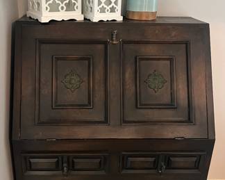 Wood Secretary Desk, Picture 1 of 2