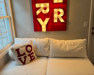 Sofa By: Pottery Barn