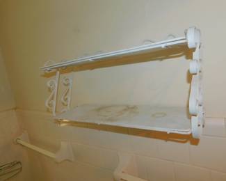 Vintage Metal Wall Shelf