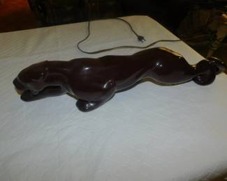 Vintage Jacqueline Jaguar Lamp