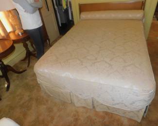 Vintage Bed And Bedding Ensemble