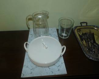 vintage Glass And Dinnerware