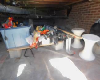 Yard Tools And Ladder