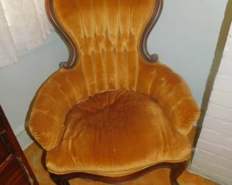 Antique Victorian Parlor Chair