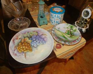 Hand Painted China and Glass