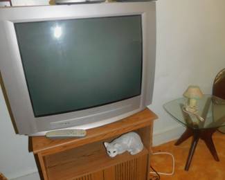 CRT TV On Stand