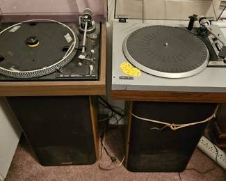 Vintage record players. Garrard GT12 and Dual 622