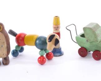Vintage wooden toys