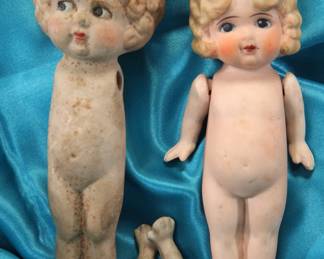 bisque carnival dolls